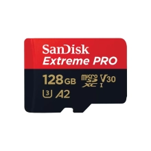 Купити Карта пам'яті SanDisk microSDXC 128GB Extreme PRO C10 UHS-I U3 V30 A2 + SD-адаптер (SDSQXCD-128G-GN6MA) - фото 1