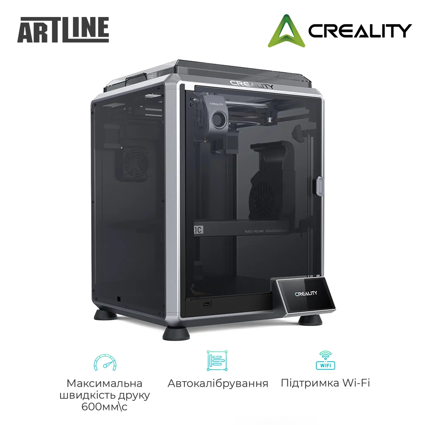 Купити 3D-принтер Creality CR-K1C - фото 3