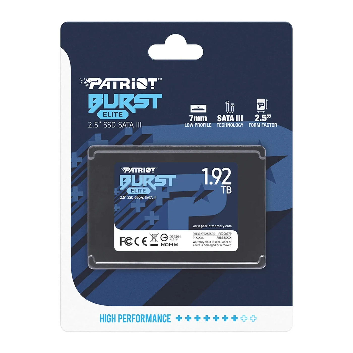 Купити SSD диск Patriot Burst Elite 1.92TB 2.5" SATA (PBE192TS25SSDR) - фото 4