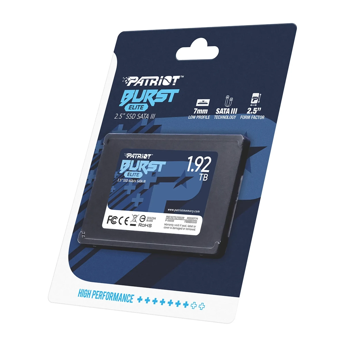 Купить SSD диск Patriot Burst Elite 1.92TB 2.5" SATA (PBE192TS25SSDR) - фото 6