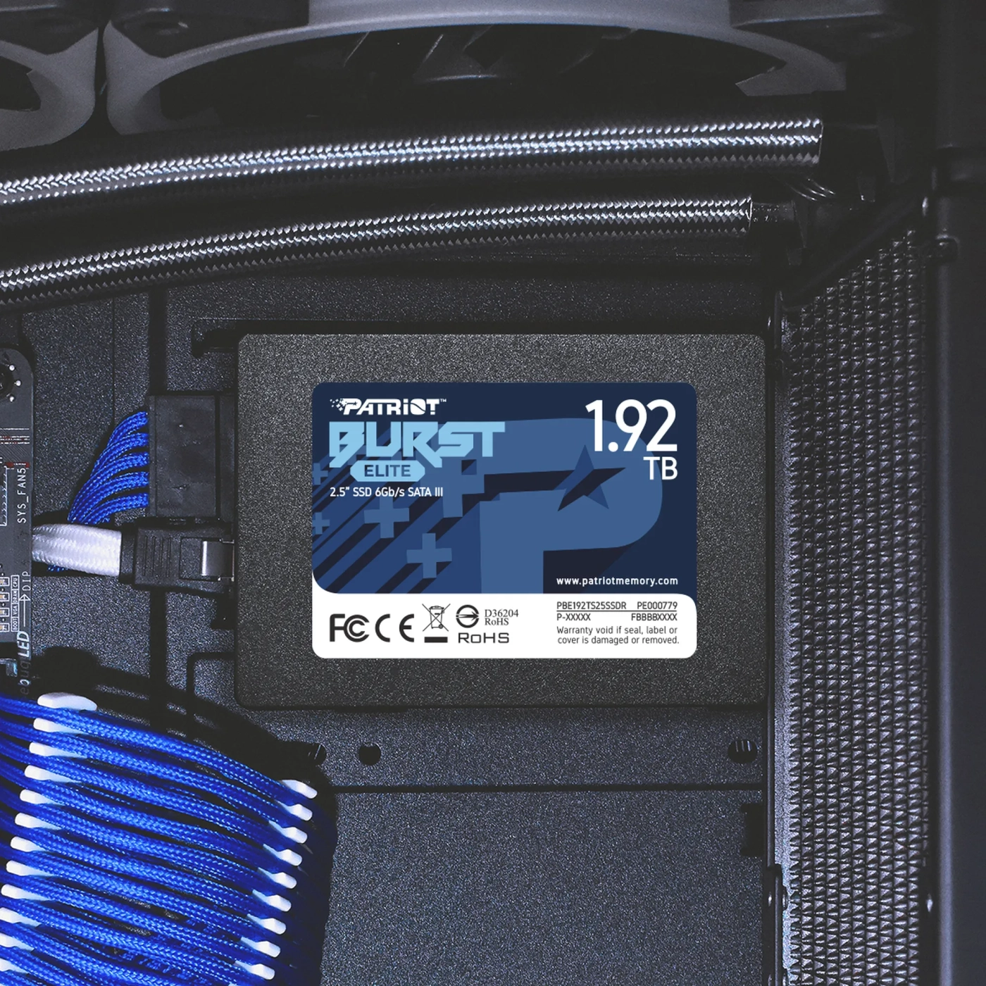Купить SSD диск Patriot Burst Elite 1.92TB 2.5" SATA (PBE192TS25SSDR) - фото 8