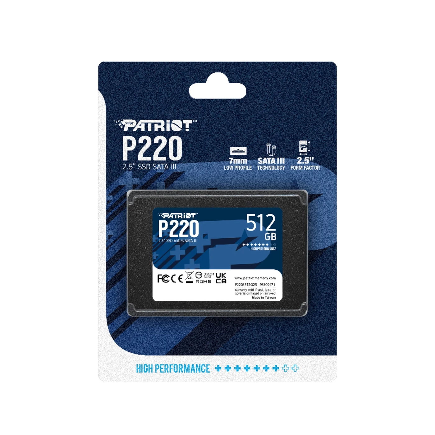 Купить SSD диск Patriot P220 512GB 2.5" SATA (P220S512G25) - фото 4