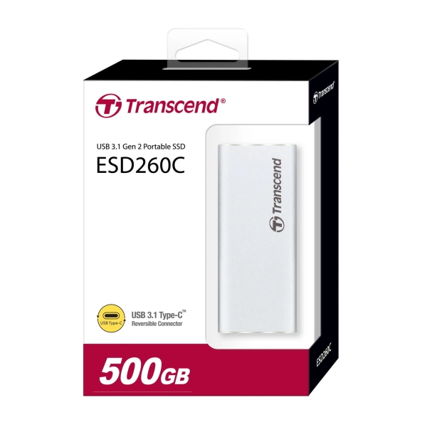 Купить SSD диск Transcend ESD260C 500GB USB 3.1 Gen 2 Type-C (TS500GESD260C) - фото 4