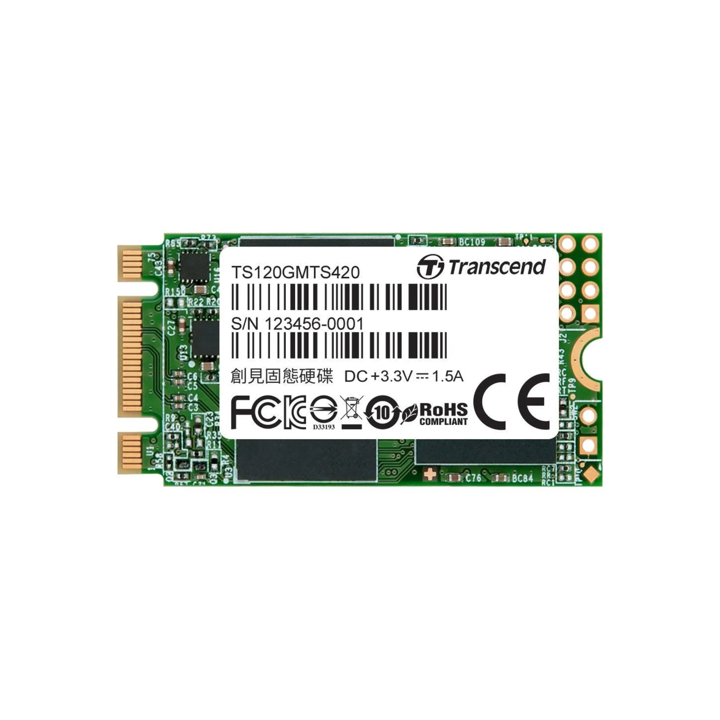 Купити SSD диск Transcend 420S 240GB M.2 2242 (TS240GMTS420S) - фото 1