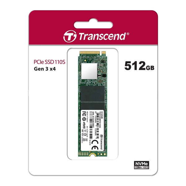 Купить SSD диск Transcend MTE110S 512GB M.2 NVMe (TS512GMTE110S) - фото 2