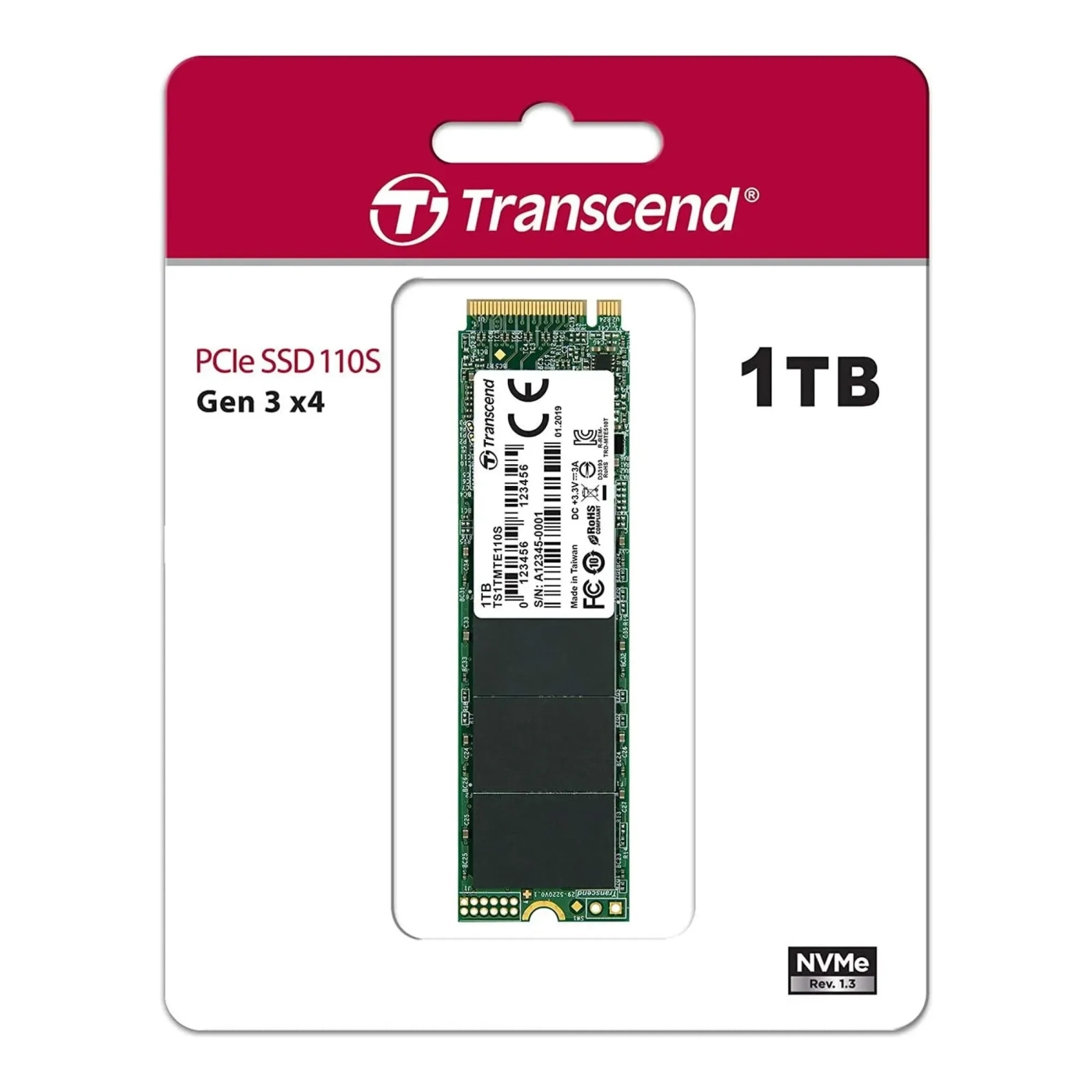 Купити SSD диск Transcend MTE110S 1TB M.2 NVMe (TS1TMTE110S) - фото 2
