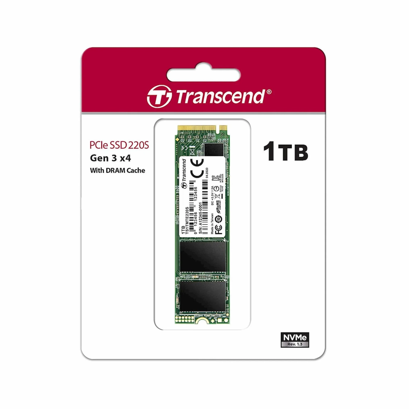 Купить SSD диск Transcend MTE220S 1TB M.2 NVMe (TS1TMTE220S) - фото 2