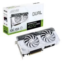 Купити Відеокарта ASUS Dual GeForce RTX 4070 SUPER White OC Edition 12GB GDDR6X (DUAL-RTX4070S-O12G-WHITE) - фото 1