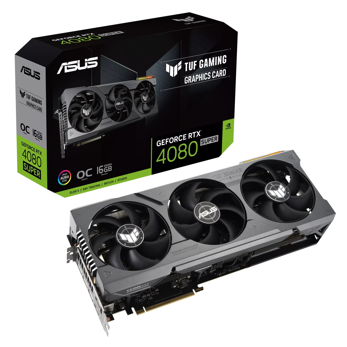 Купити Відеокарта ASUS TUF Gaming GeForce RTX 4080 SUPER 16GB GDDR6X OC Edition (TUF-RTX4080S-O16G-GAMING) - фото 1
