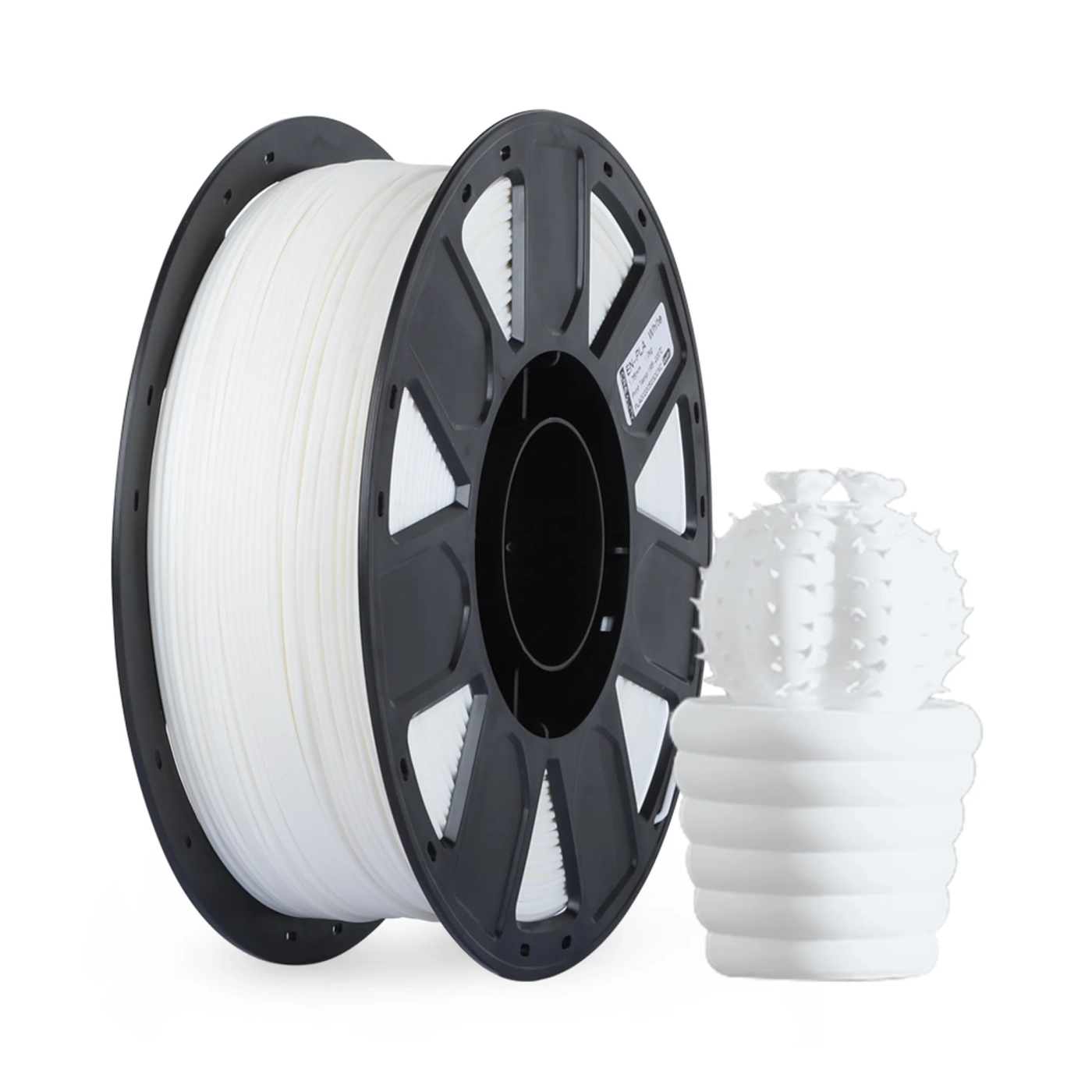 Купити PLA Filament (пластик) для 3D принтера CREALITY 1кг, 1.75мм, білий (3301010121) - фото 2