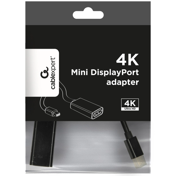 Купить Переходник Cablexpert DisplayPort-Mini DisplayPort F/M (A-mDPM-DPF4K-01) - фото 3