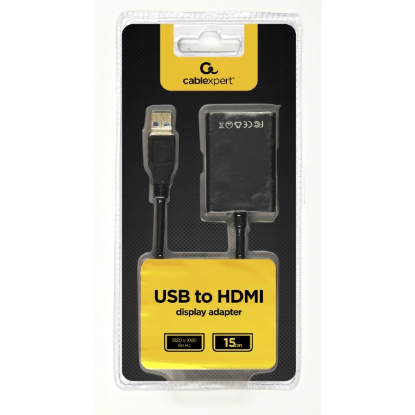 Купити Перехідник Cablexpert HDMI-USB3.0 F/M (A-USB3-HDMI-02) - фото 4