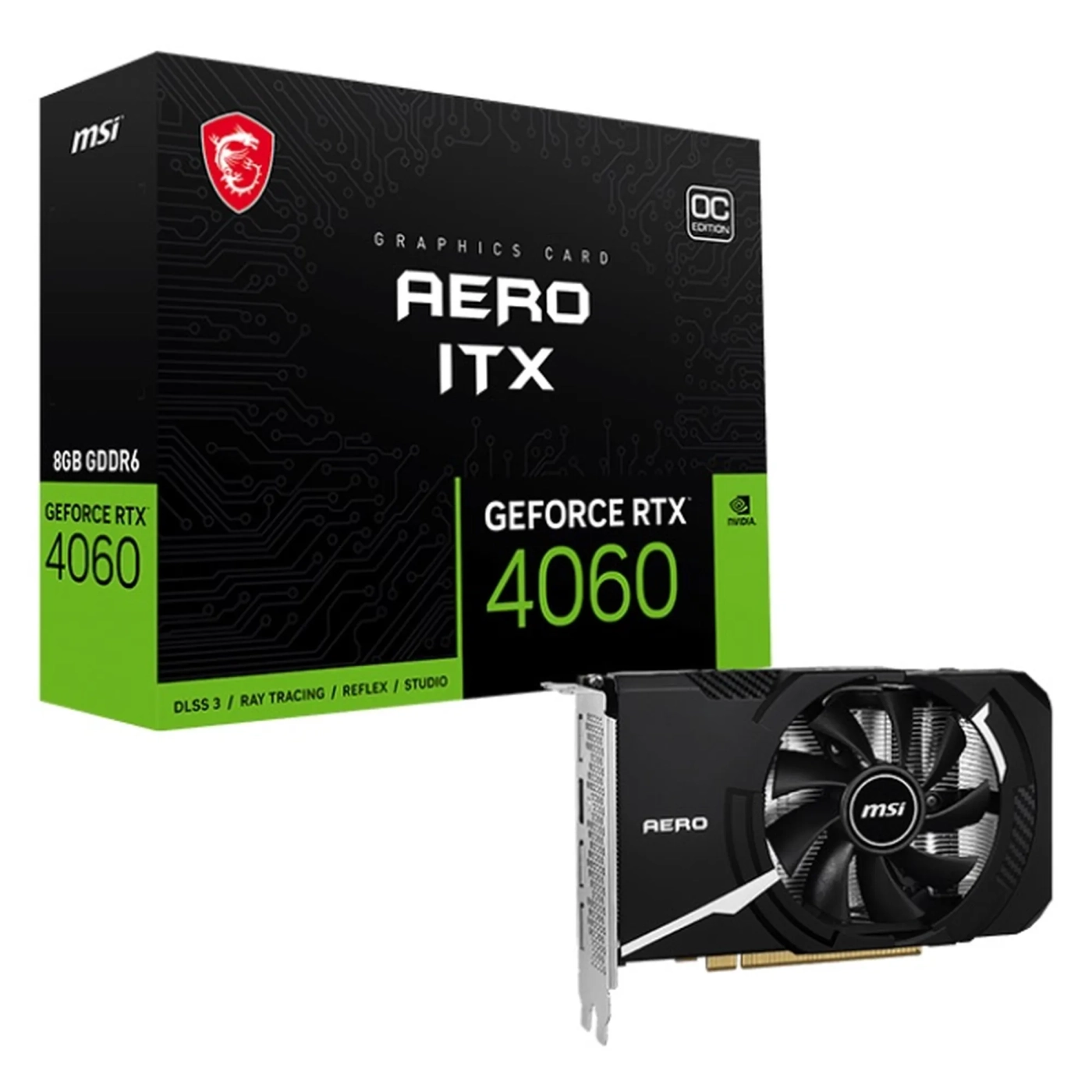 Купить Видеокарта MSI GeForce RTX 4060 AERO ITX OC 8G - фото 5
