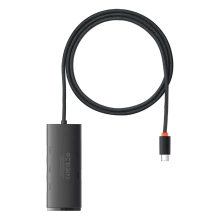 Купить Концентратор Baseus Lite Series HUB Adapter Type-C to 4хUSB-А 3.0 1 м Black (WKQX030401) - фото 2