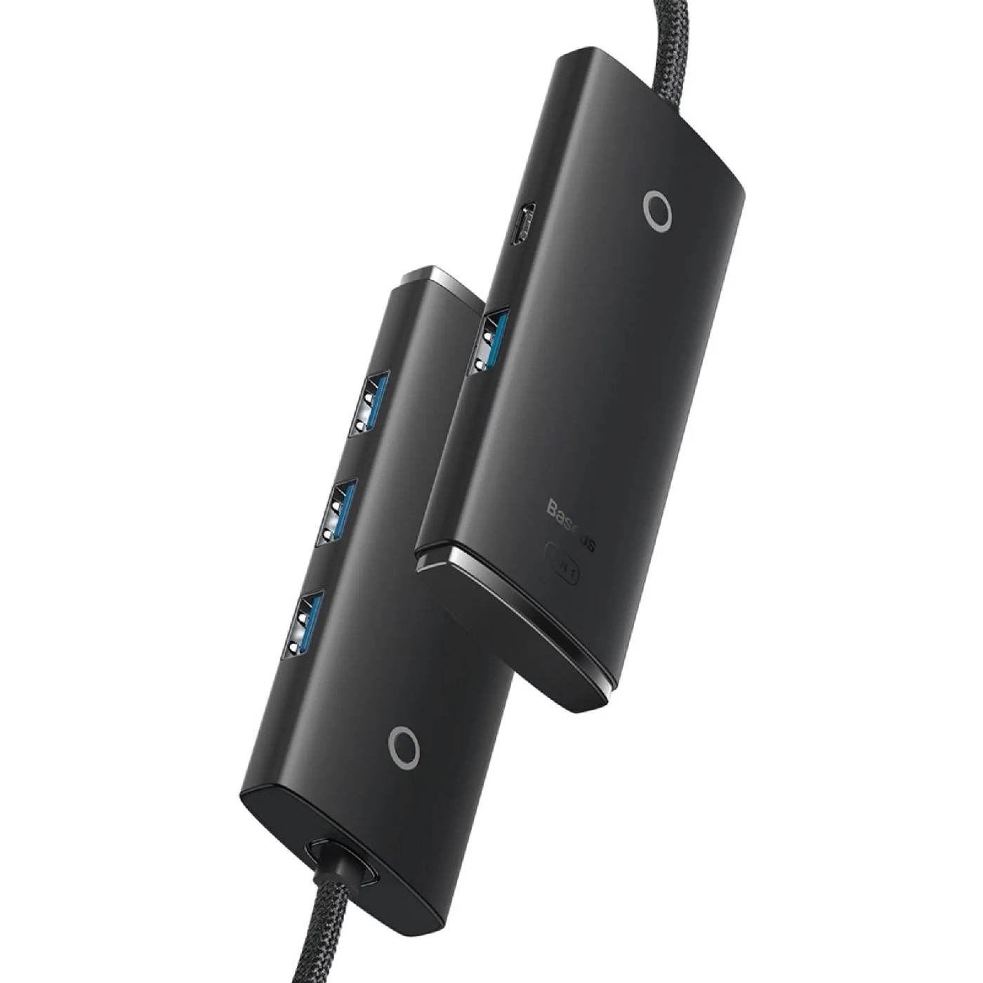 Купить Концентратор Baseus Lite Series HUB Adapter Type-C to 4хUSB-А 3.0 1 м Black (WKQX030401) - фото 3
