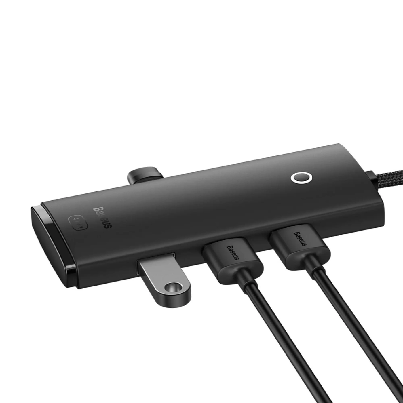 Купить Концентратор Baseus Lite Series HUB Adapter Type-C to 4хUSB-А 3.0 1 м Black (WKQX030401) - фото 4