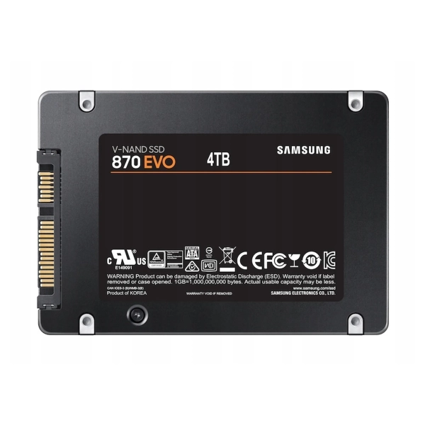 Купить SSD диск Samsung 870 Evo 4TB 2.5" SATA (MZ-77E4T0B/EU) - фото 5
