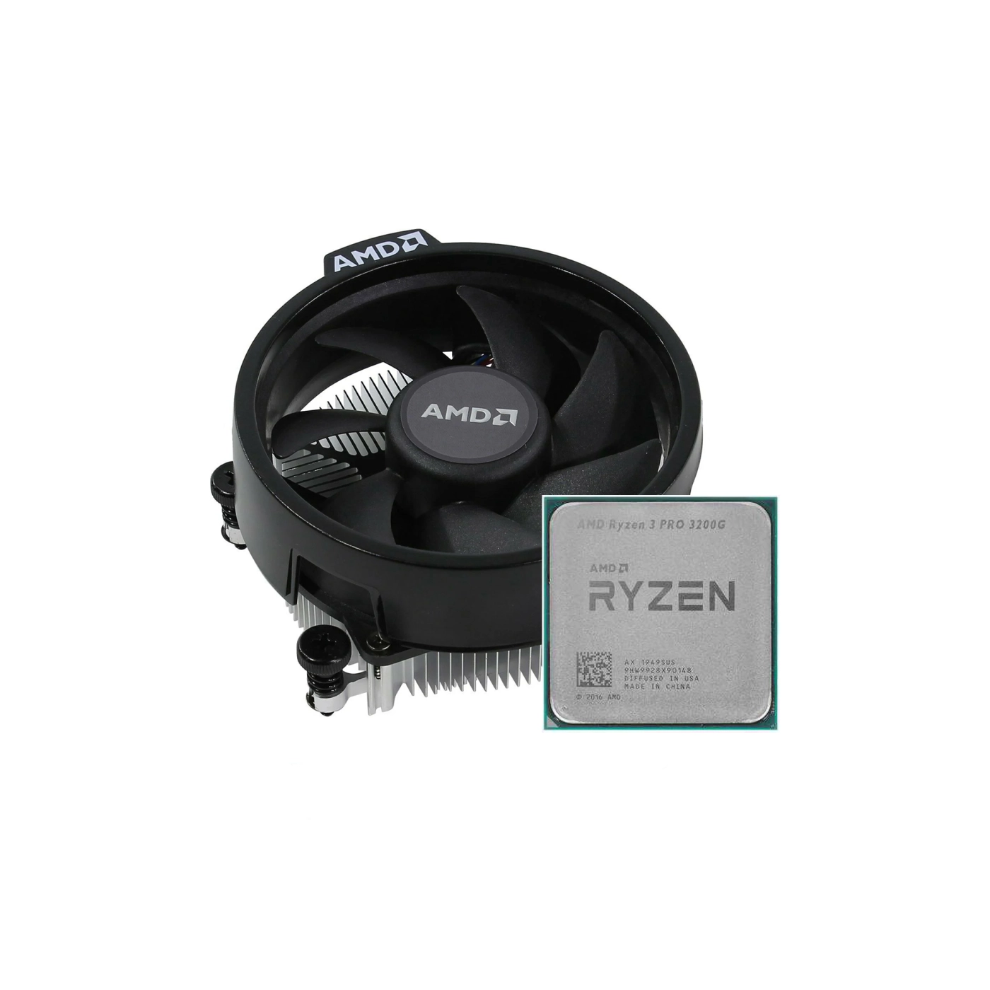 Купить Процессор AMD Ryzen 3 Pro 3200G (4C/4T, 3.6-4.0GHz,4MB,65W,AM4, Wraith Stealth) Tray (YD320BC5FHMPK) - фото 1