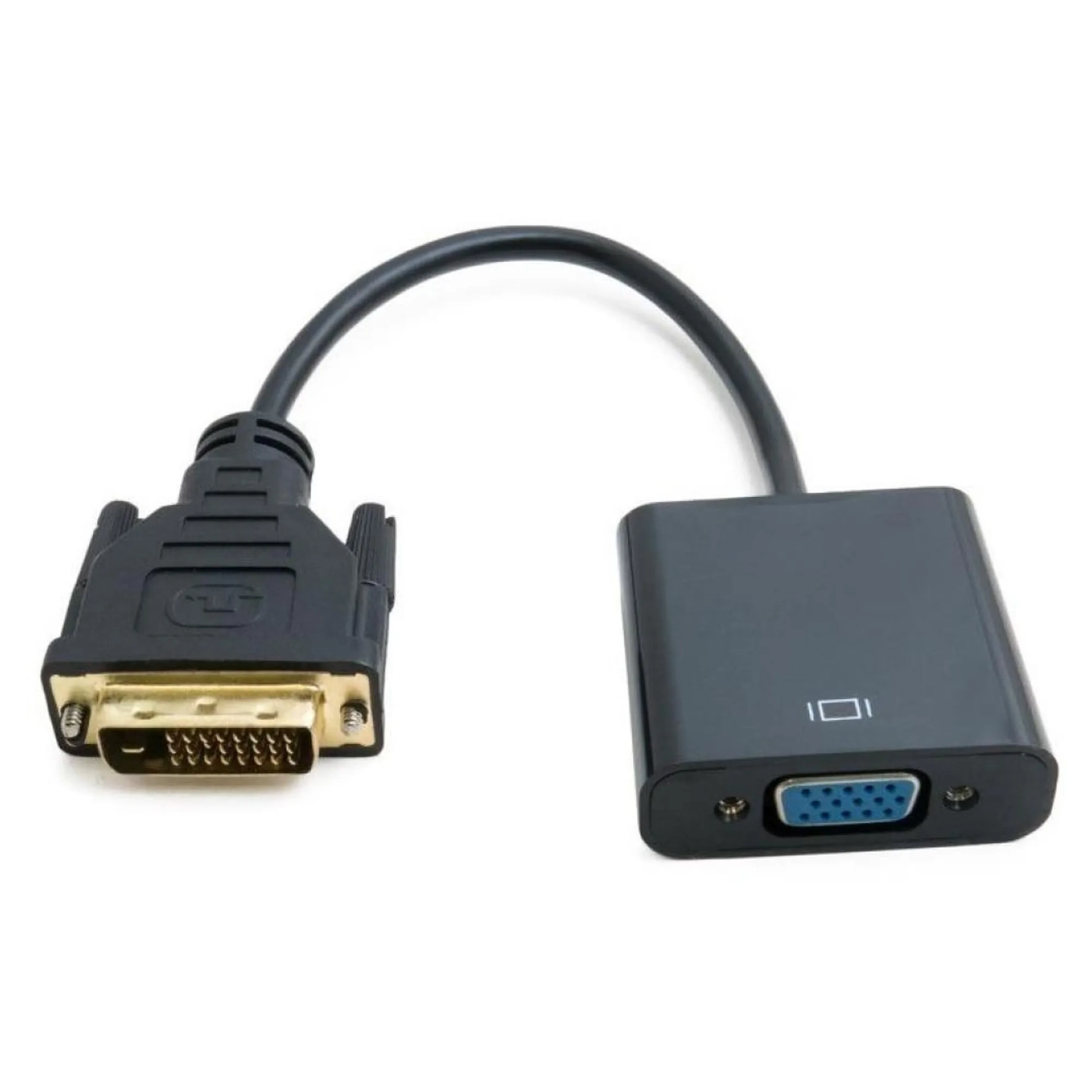 Купити Адаптер Extradigital DVI-D Dual Link-VGA 0.15m M/F (KBV1685) - фото 2
