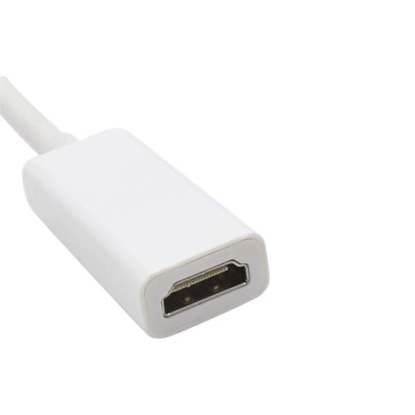 Купити Адаптер STLab Mini DisplayPort (Thunderbolt)-HDMI M/F (U-998 white) - фото 4