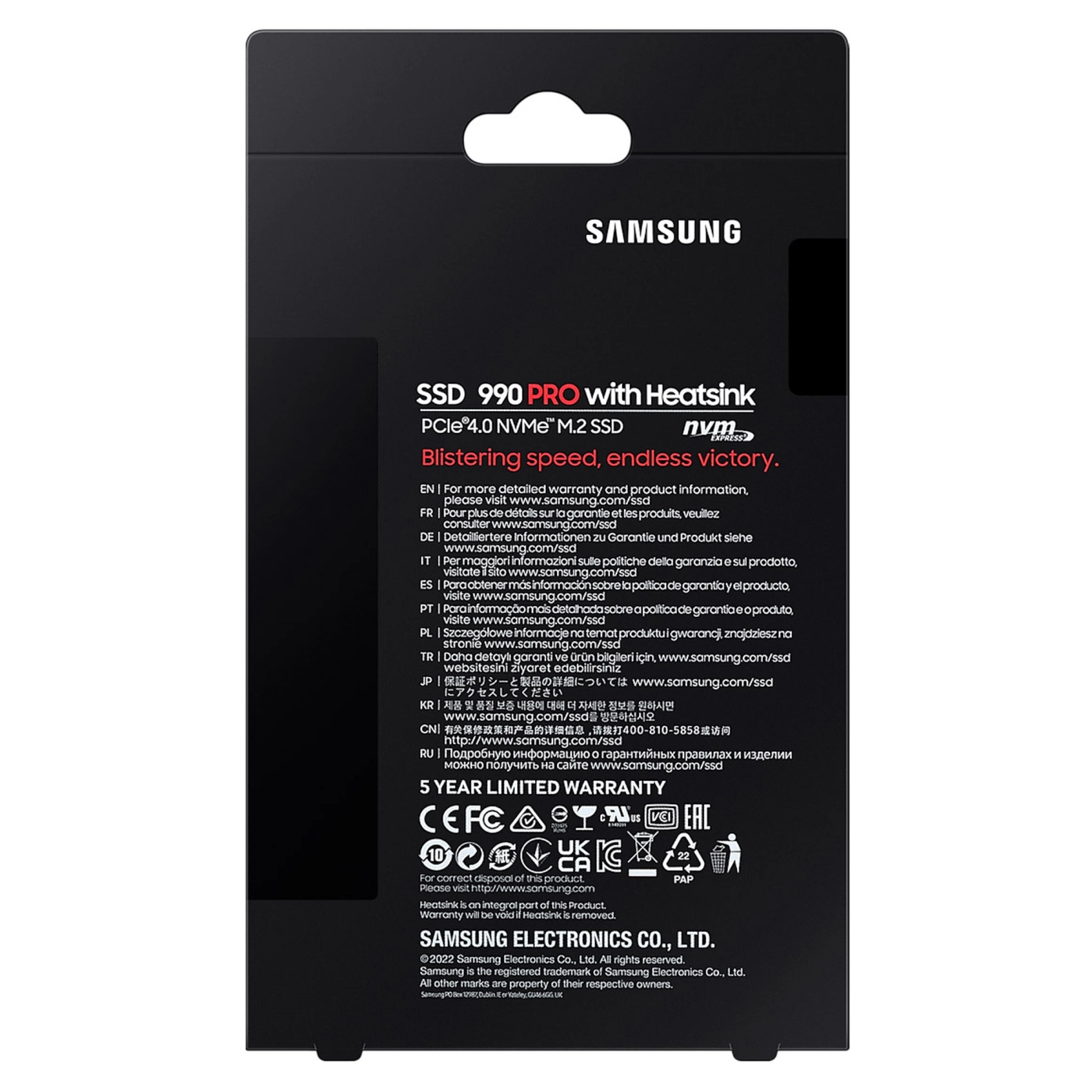 Купити SSD диск Samsung 990 PRO with Heatsink 1TB M.2 NVMe (MZ-V9P1T0GW) - фото 8