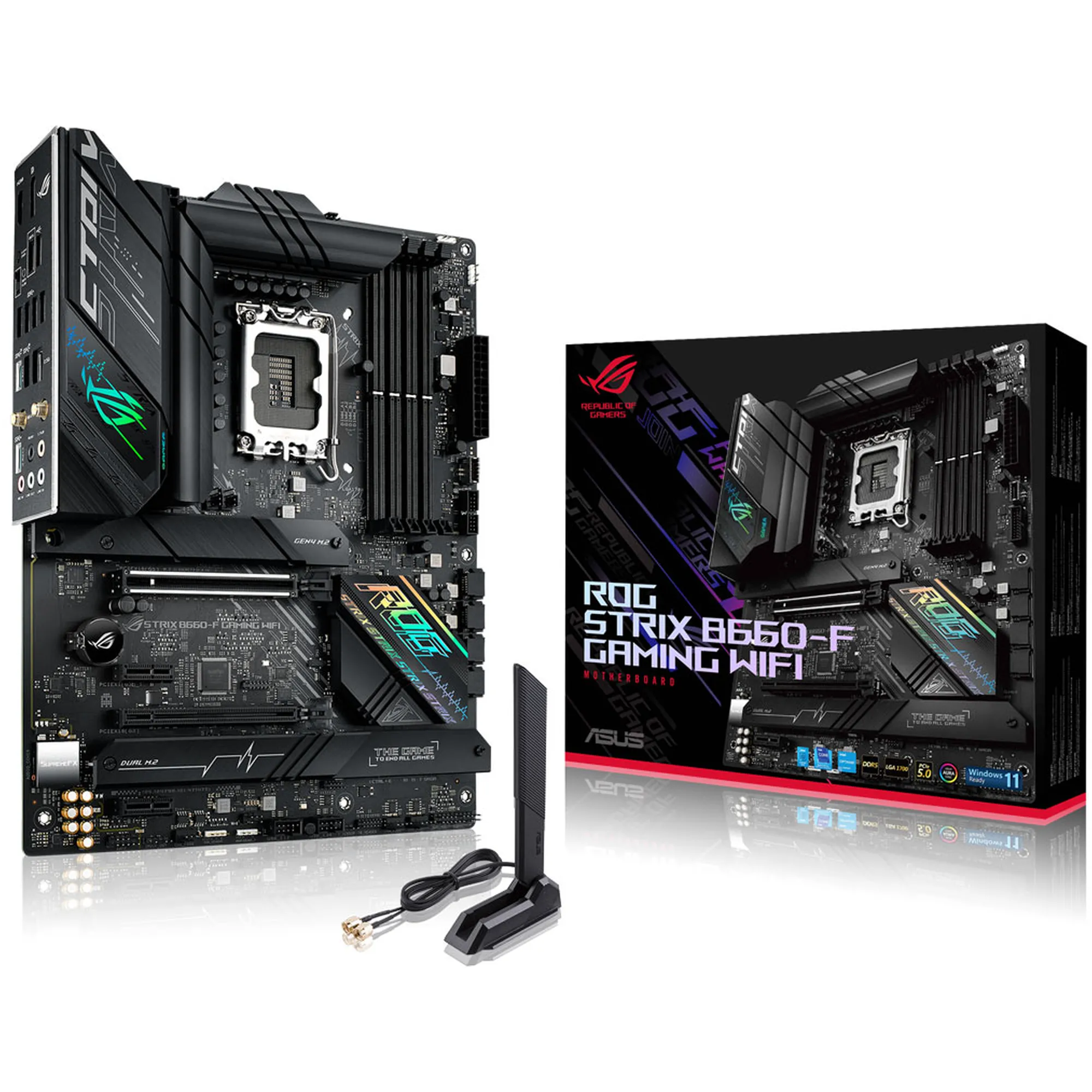 Купити Материнська плата ASUS ROG STRIX B660-F GAMING WIFI - фото 1