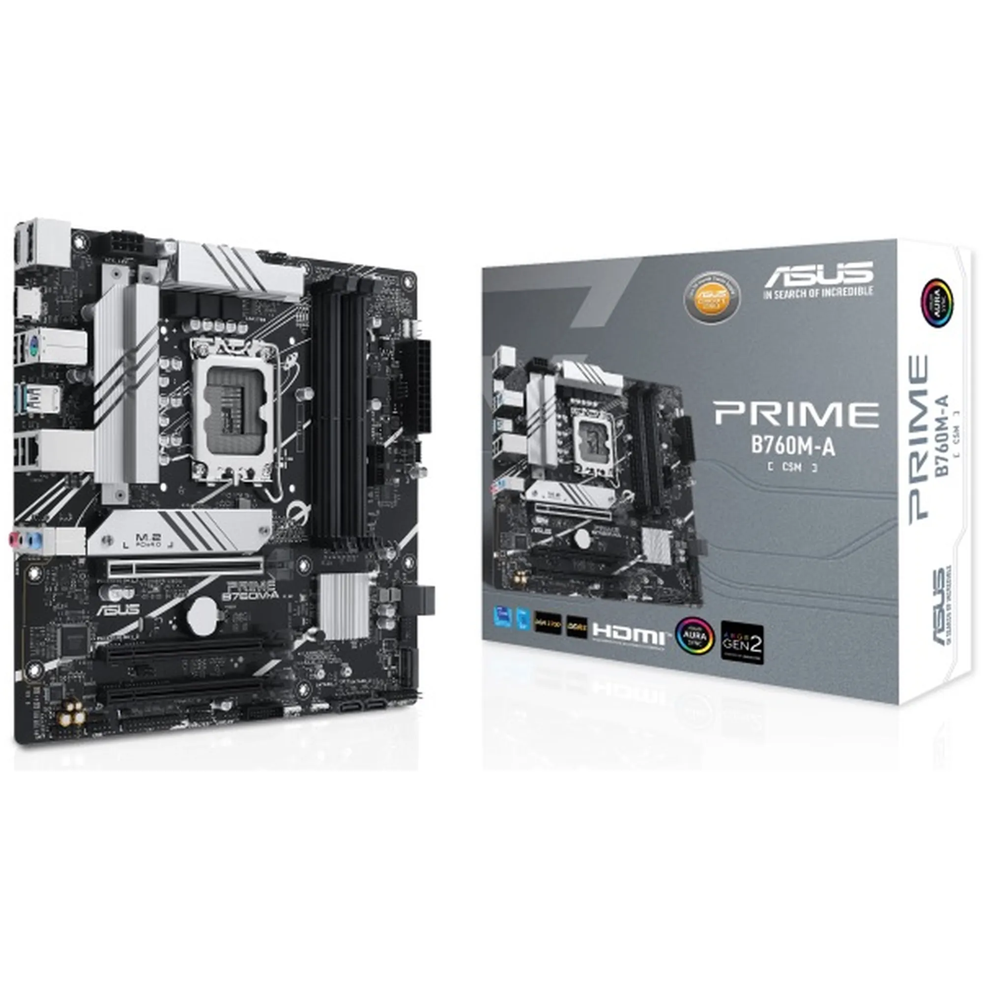 Купити Материнська плата ASUS PRIME B760M-A-CSM - фото 1
