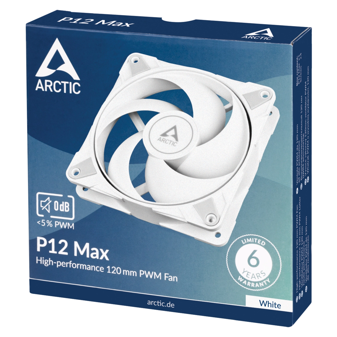 ＡＲＩＡ　１２１２ Arctic P12 MAX High-Performance 120 mm PWM Fan LN136324