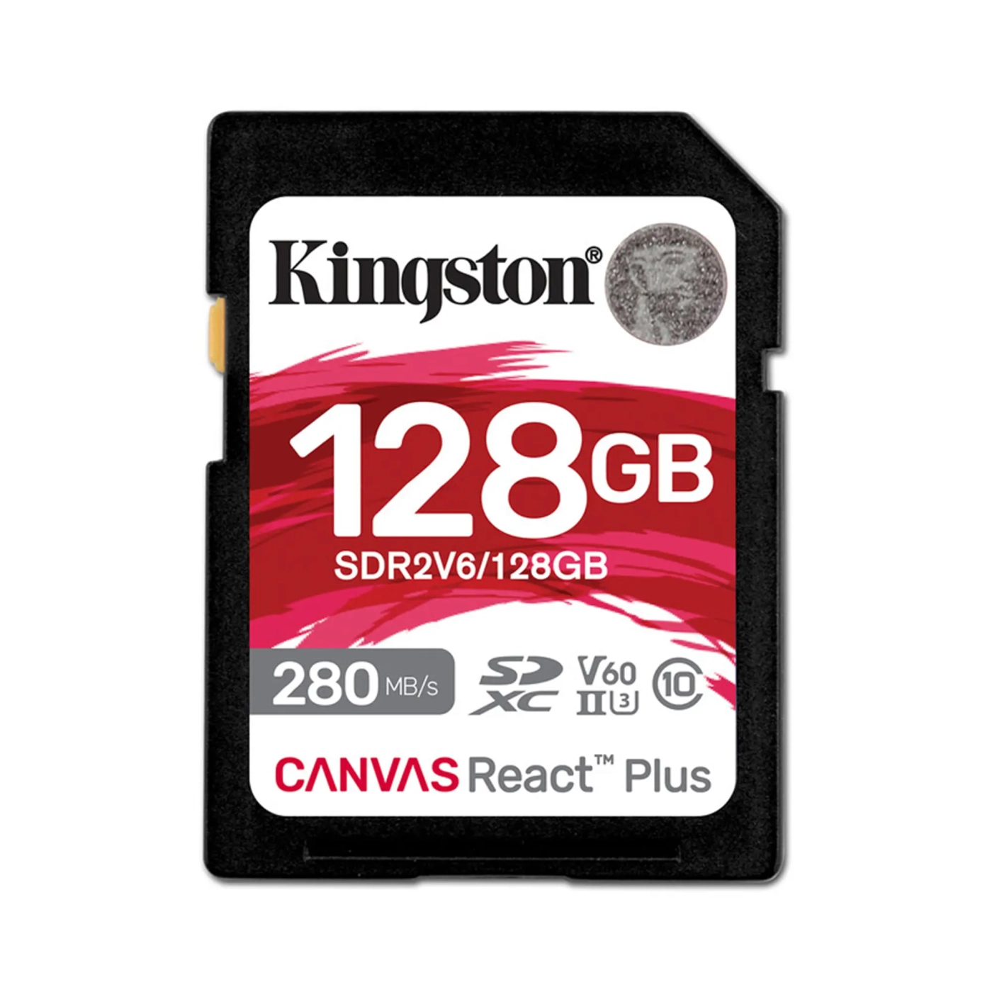 Купить Карта памяти Kingston SDXC 128GB Canvas React Plus C10 UHS-II U3 V60 (SDR2V6/128GB) - фото 1