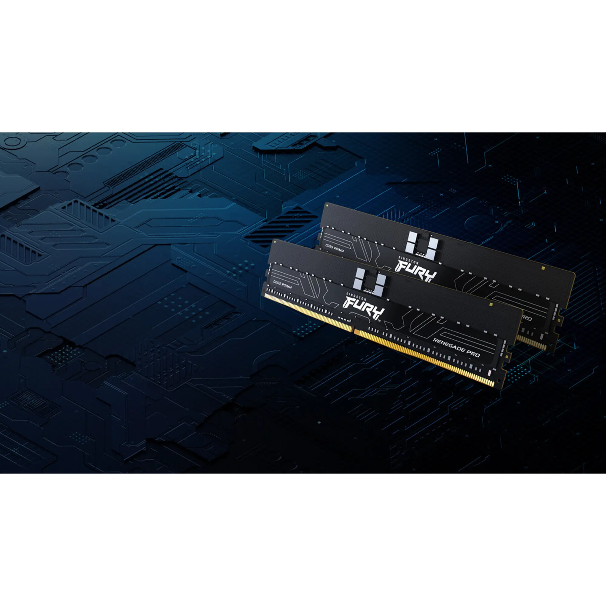 Купить Модуль памяти Kingston Fury Renegade Pro EXPO ECC Registered DDR5-6400 128GB (8x16GB) (KF564R32RBEK8-128) - фото 6