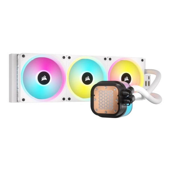 Купити Система водяного охолодження Corsair iCUE Link H150i LCD RGB Liquid CPU Cooler White (CW-9061010-WW) - фото 2