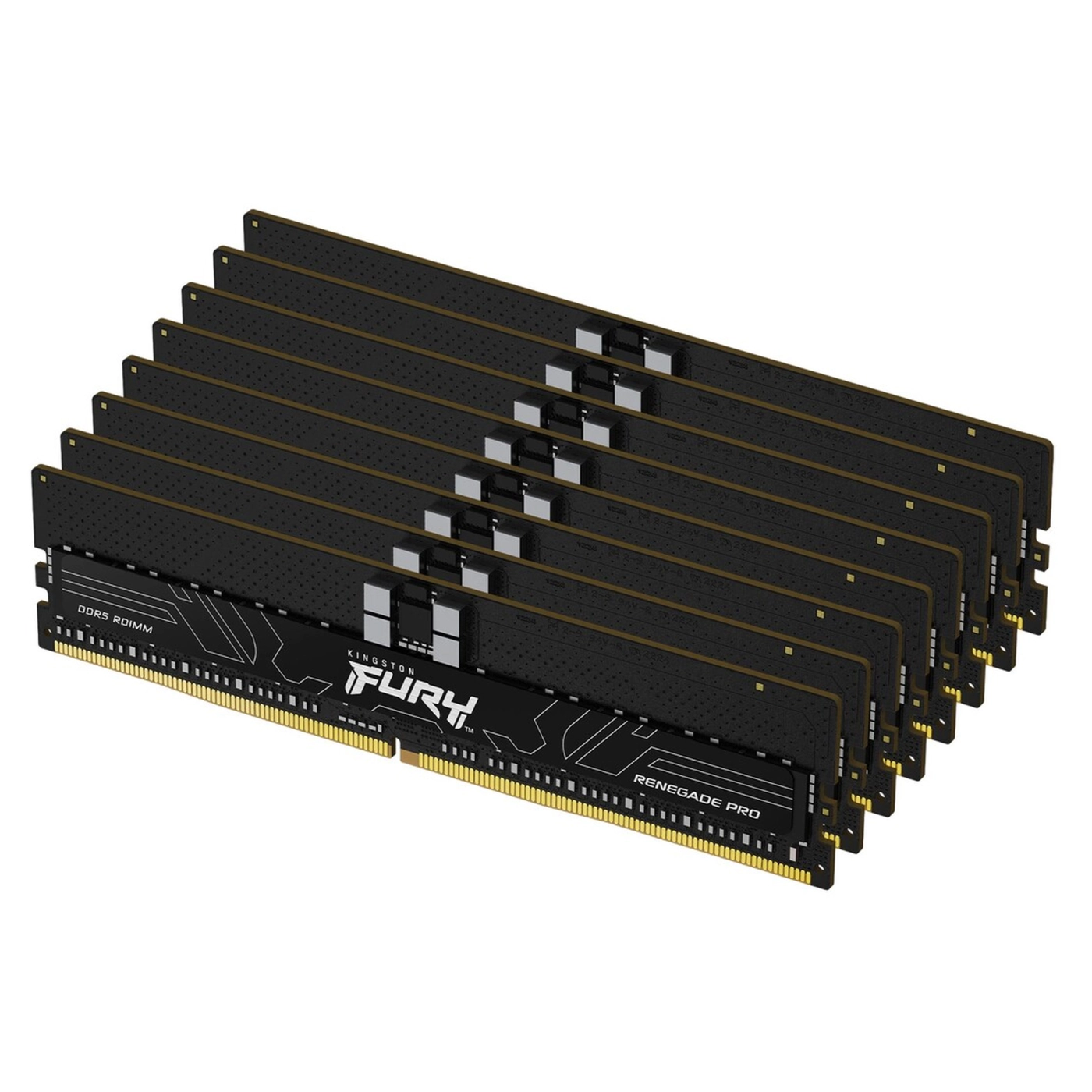Купить Модуль памяти Kingston Fury Renegade Pro XMP ECC Registered DDR5-4800 128GB (8x16GB) (KF548R36RBK8-128) - фото 1