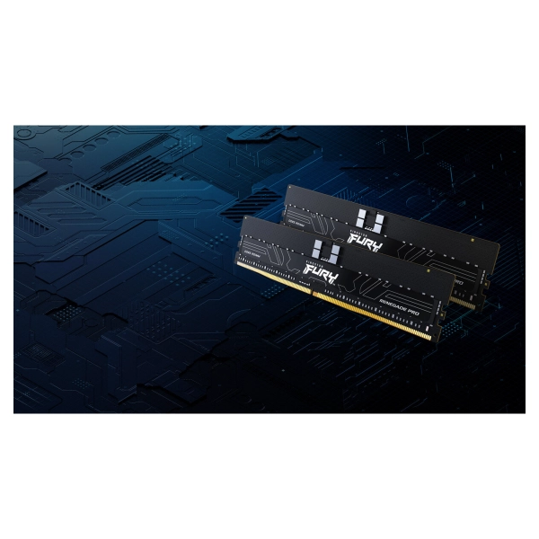 Купити Модуль пам'яті Kingston Fury Renegade Pro XMP ECC Registered DDR5-4800 128GB (4x32GB) (KF548R36RBK4-128) - фото 9