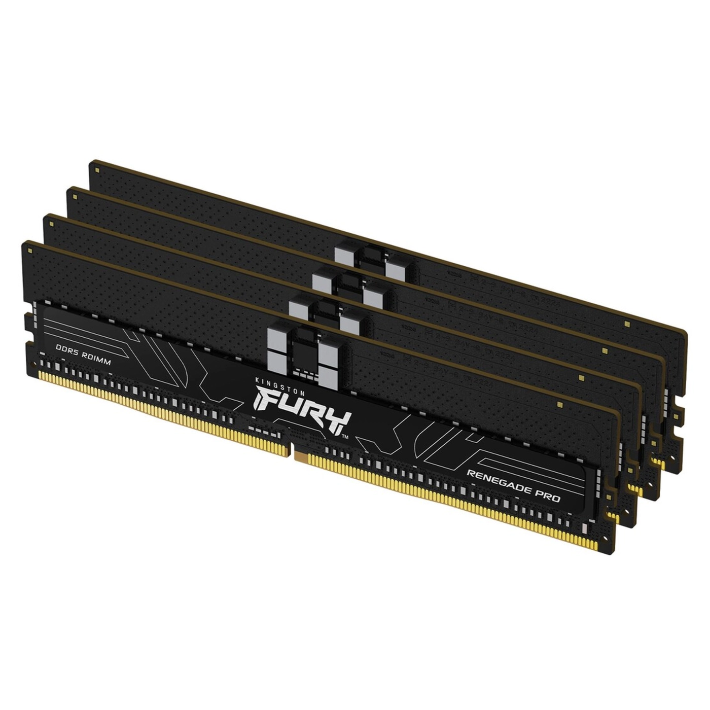 Купить Модуль памяти Kingston Fury Renegade Pro XMP ECC Registered DDR5-5600 64GB (4x16GB) (KF556R36RBK4-64) - фото 1