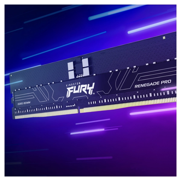 Купить Модуль памяти Kingston Fury Renegade Pro XMP ECC Registered DDR5-5600 128GB (8x16GB) (KF556R36RBK8-128) - фото 6