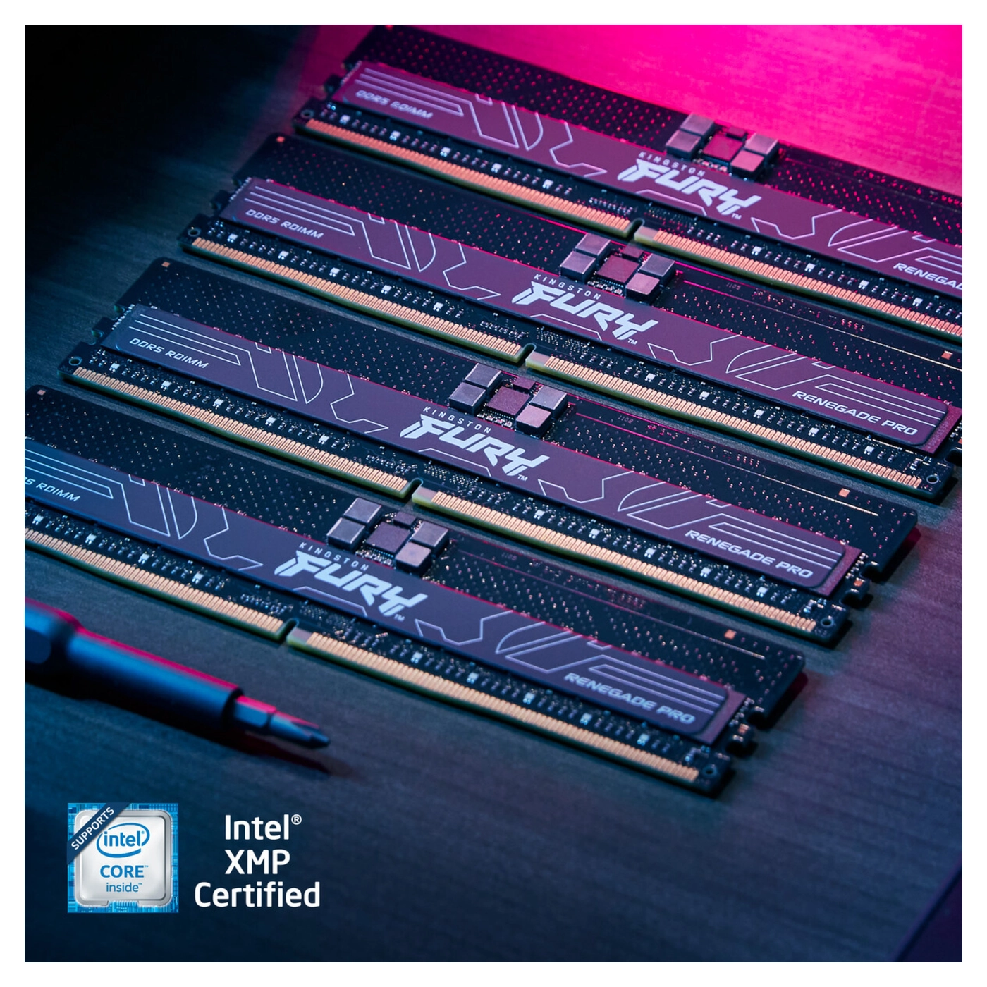 Купити Модуль пам'яті Kingston Fury Renegade Pro XMP ECC Registered DDR5-6000 256GB (8x32GB) (KF560R32RBK8-256) - фото 7
