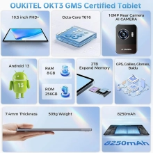 Купить Планшет Oukitel OKT3 8/256GB LTE Grey (6931940725279) - фото 7