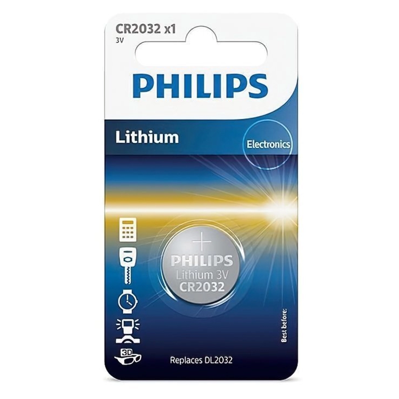 Купить Батарейка Philips Lithium CR 2032 BLI 1 - фото 1