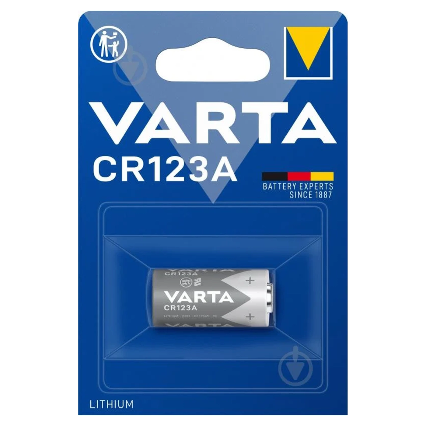 Купити Батарейка VARTA CR 123A BLI (6205301401) - фото 1