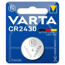 Купити Батарейка VARTA CR 2430 BLI 1 Lithium (6430101401) - фото 1