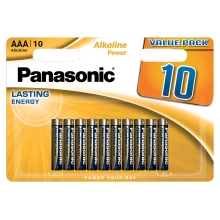 Купити Батарейка Panasonic ALKALINE POWER AAA BLI 10 (LR03REB/10BW) - фото 1