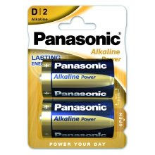 Купить Батарейка Panasonic ALKALINE POWER D BLI 2 (LR20REB/2BP) - фото 1