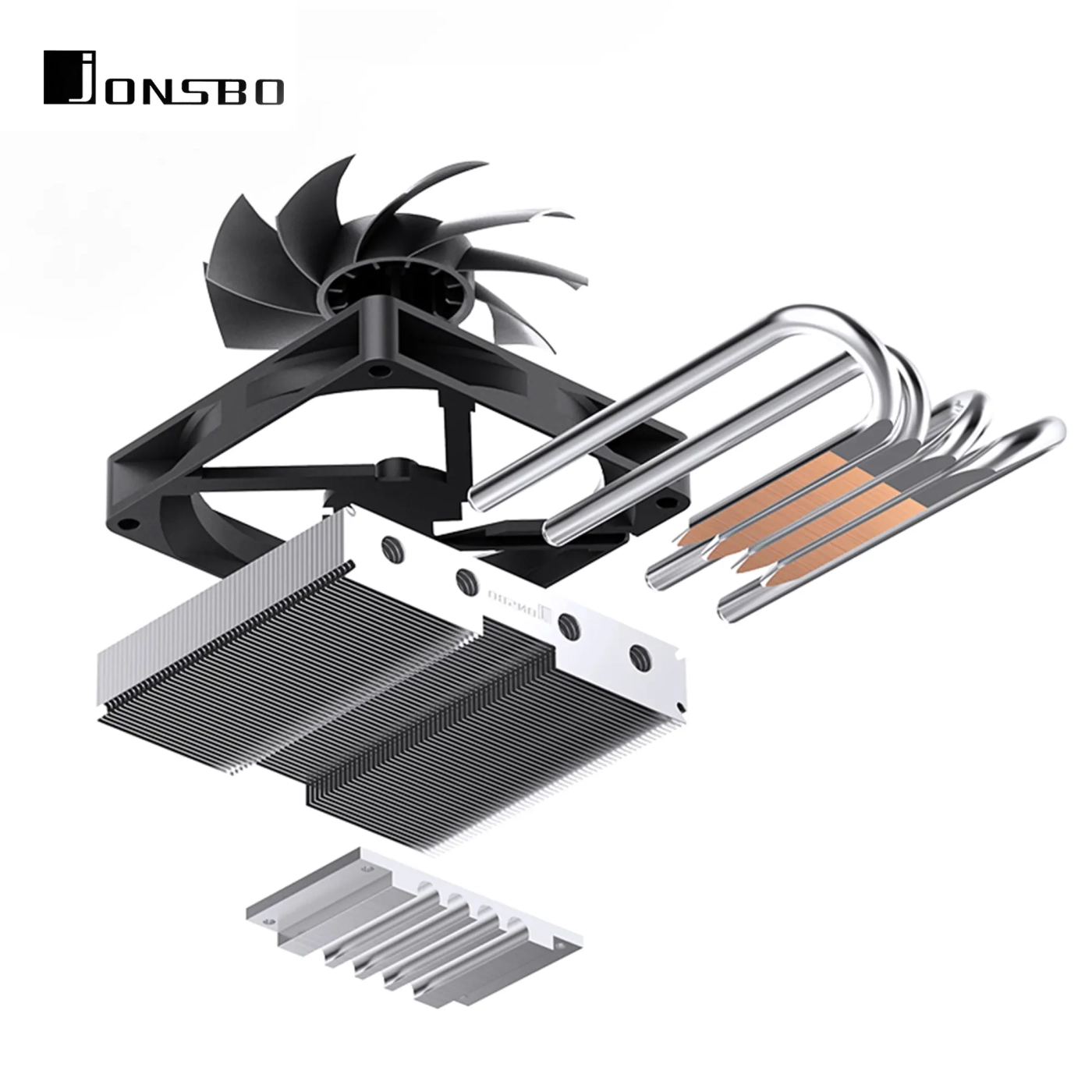 Купити Процесорний кулер JONSBO HP-400S Black (HP400S Black) - фото 8
