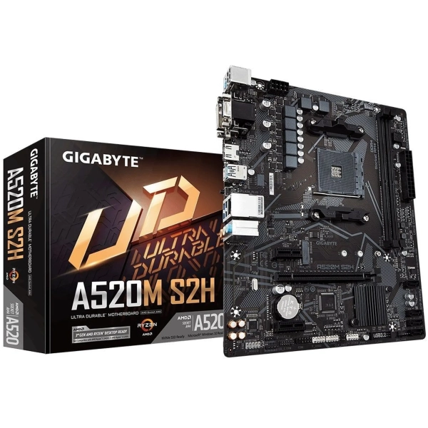 Купити Материнська плата GIGABYTE A520M S2H - фото 1