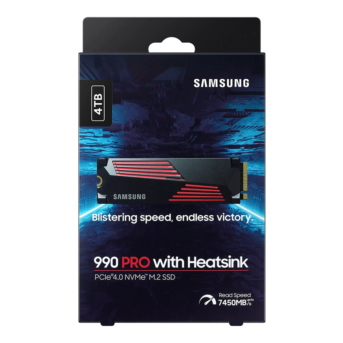 Купить SSD диск Samsung 990 PRO with Heatsink 4TB M.2 PCI-E 4.0 x4 Nvme (MZ-V9P4T0CW) - фото 6