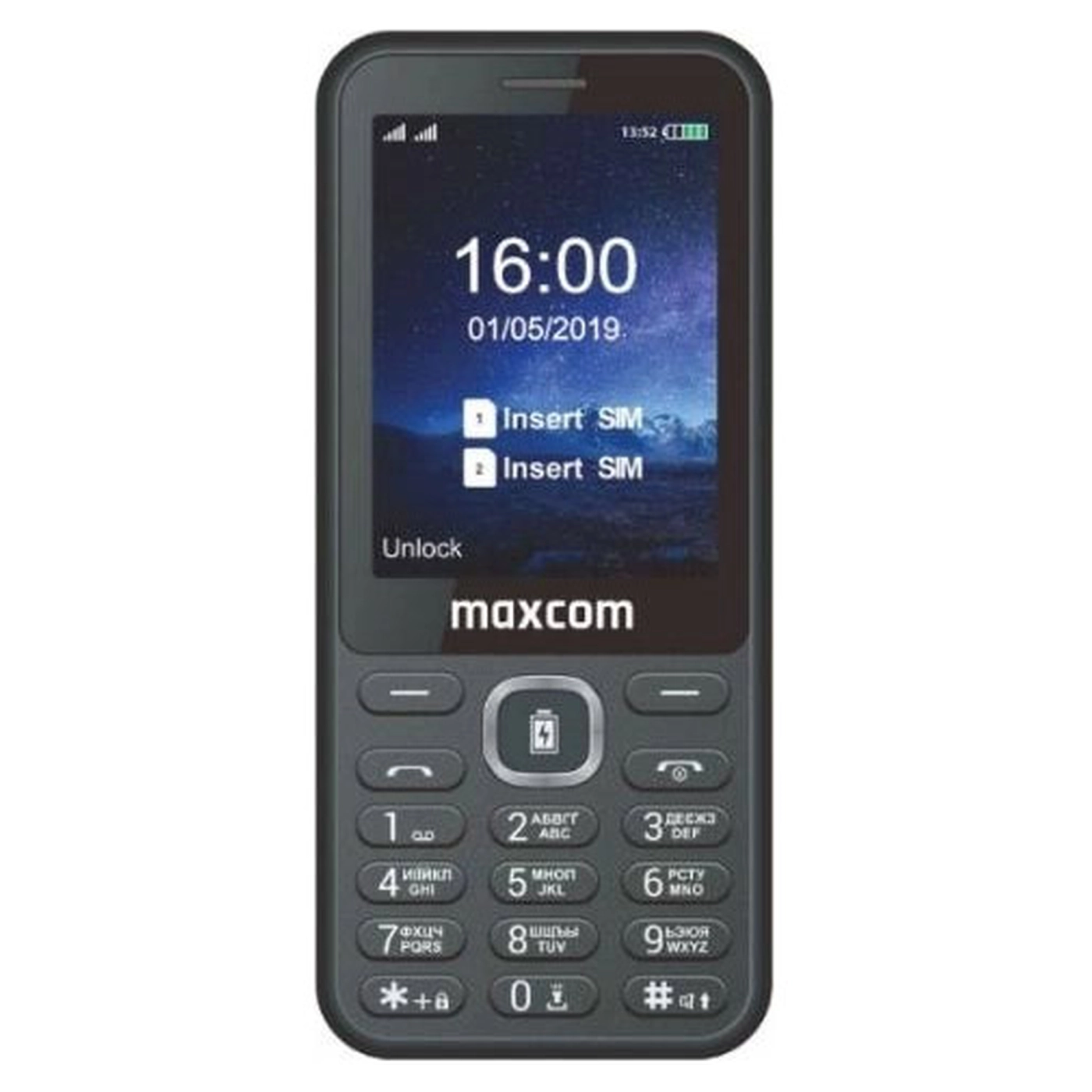 Купити Мобільний телефон Maxcom MM814 Type-C Black (5908235977720) - фото 1