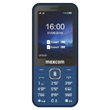 Купити Мобільний телефон Maxcom MM814 Type-C Blue (5908235977737) - фото 1