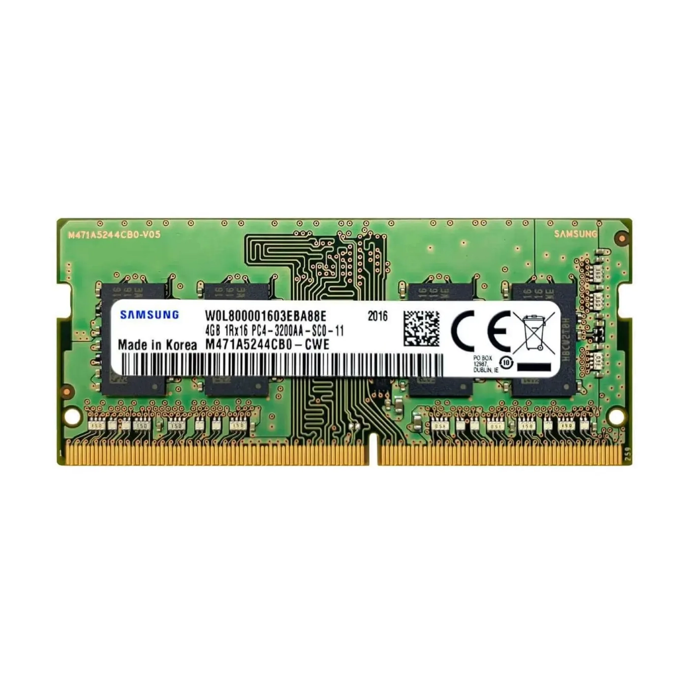 Купить Модуль памяти Samsung DDR4-3200 SODIMM 4GB (M471A5244CB0-CWE) - фото 1