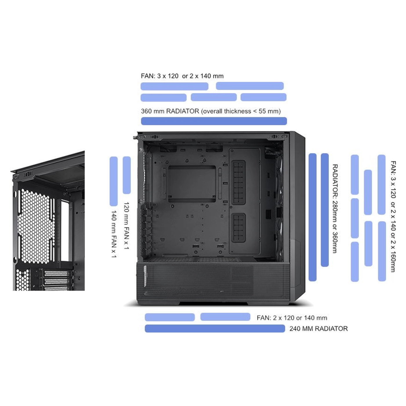 Купити Корпус LIAN LI LANCOOL 216 PC Case Black (G99.LAN216X.00) - фото 5