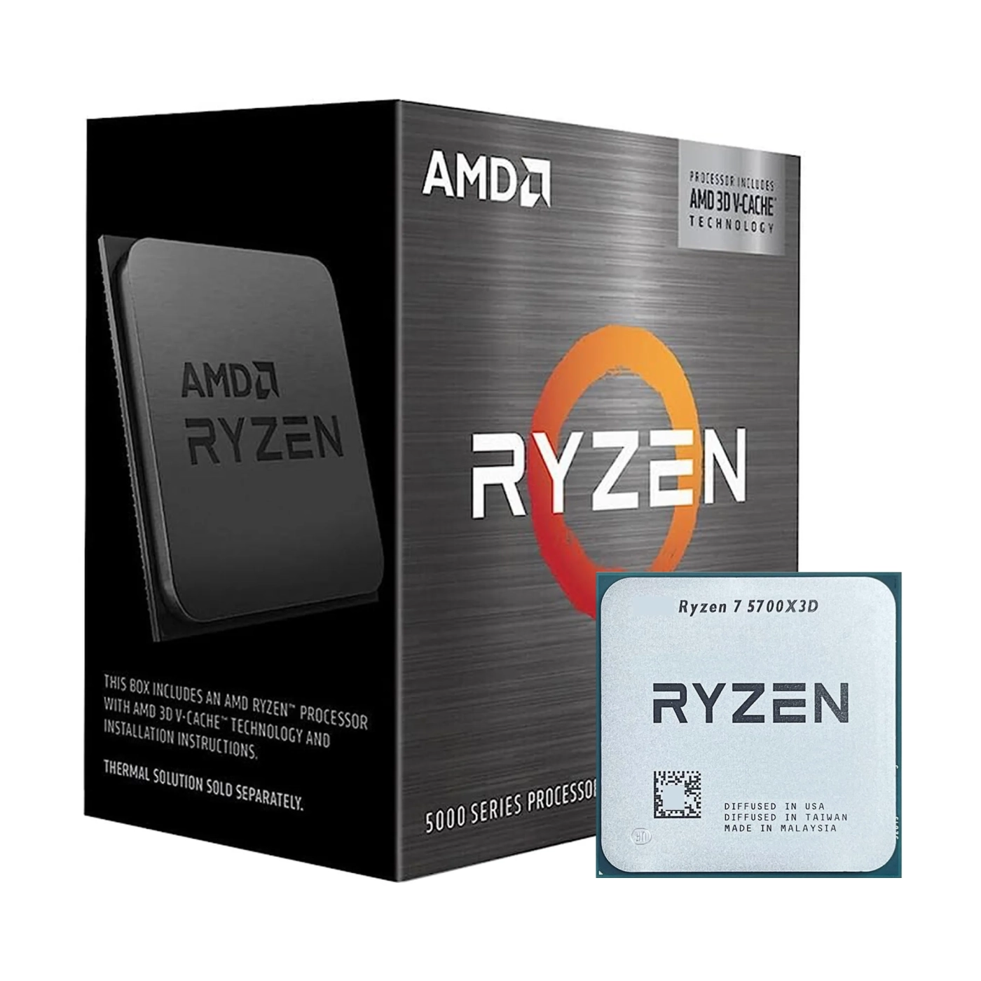 Купить Процессор AMD Ryzen 7 5700X3D BOX (100-100001503WOF) - фото 1